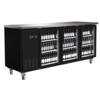 73" Back Bar Bottle Cooler w/ Glass (Serv-Ware)
